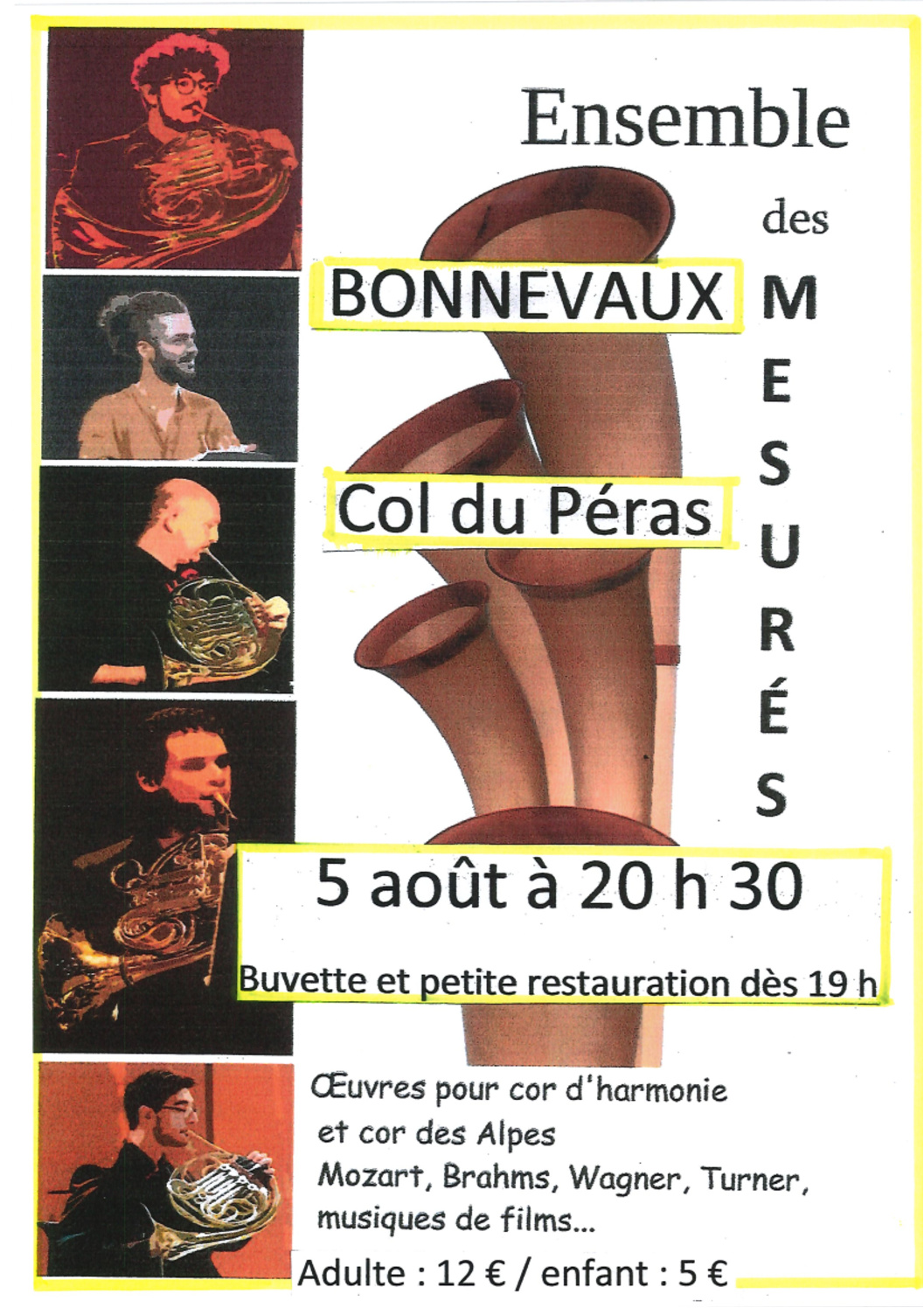 Concert de cors et cors des Alpes