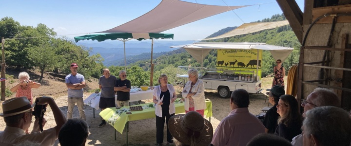 La préfète du Gard en déplacement sur la commune