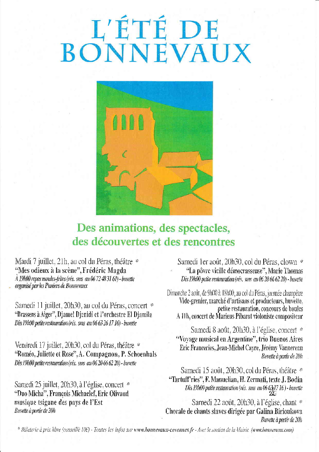 L'Été de Bonnevaux